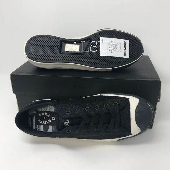 Converse Jack Purcell OX Signature Fur BlackEgretW - Picture 6 of 8